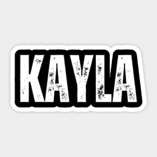 Kayla Name Gift Birthday Holiday Anniversary Sticker